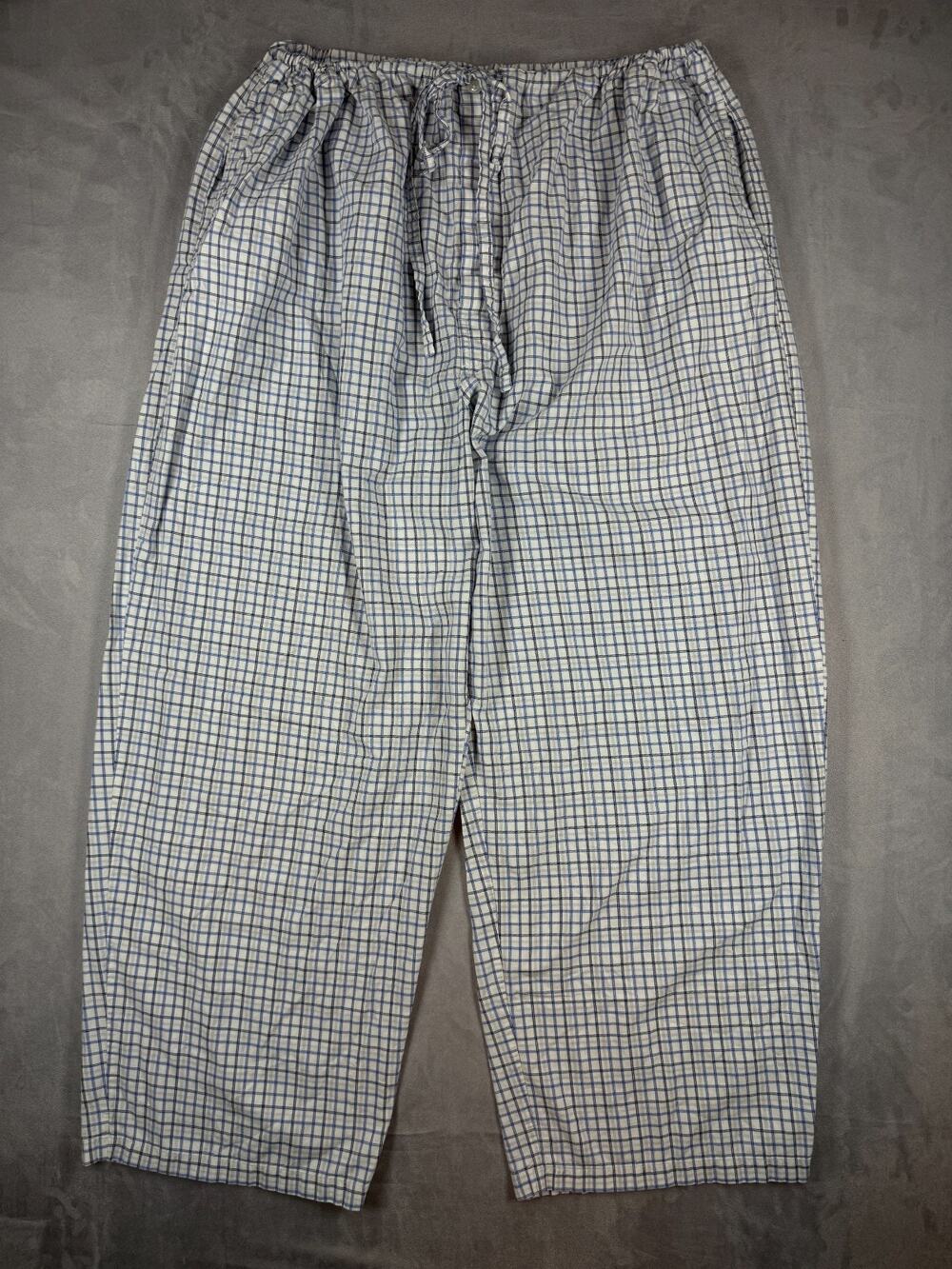 Nordstrom Men's Blue Check Pajama Pants Size XXL NWOT